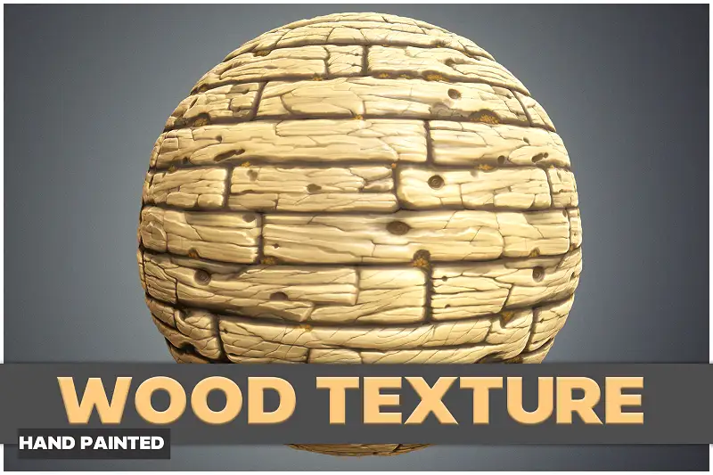 Stylized Wood Texture Asset Thumbnail