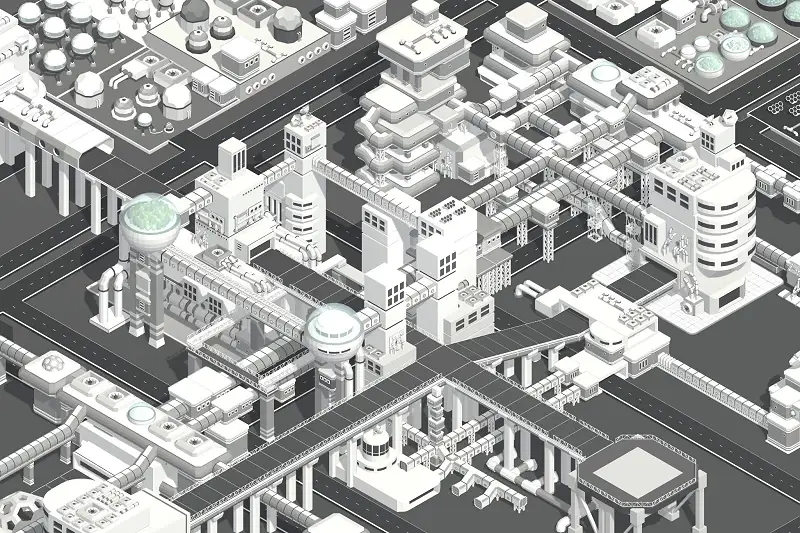 SCIFI STATION Vol.1 - Stylized Low Poly 3D Art Asset Pack Asset Thumbnail