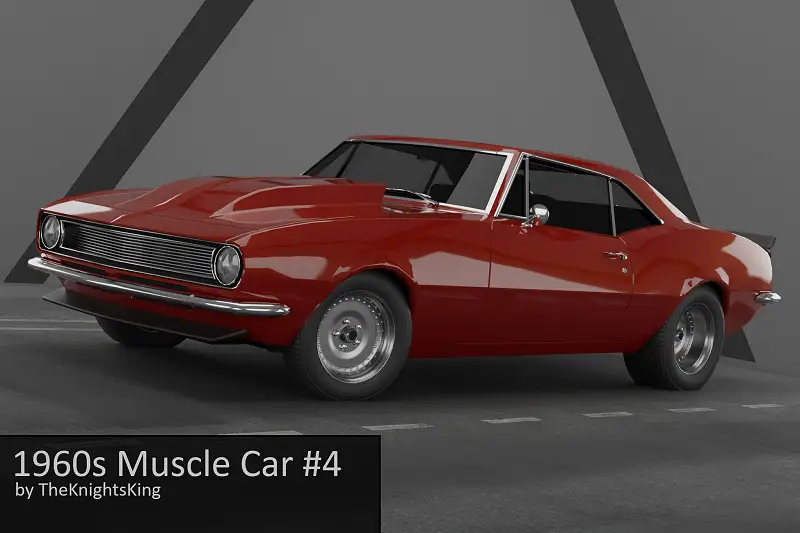 1960s Muscle Car #4 Asset Thumbnail