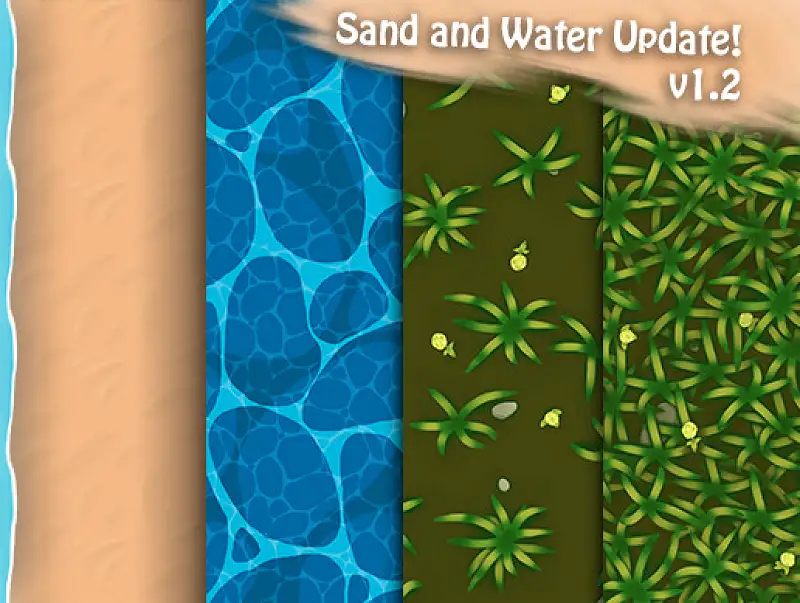 Tiling Cartoon Ground Textures Asset Image