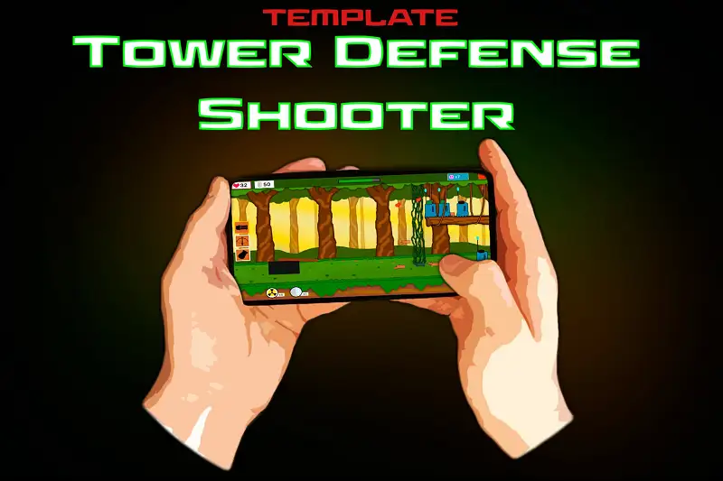 Tower Defense Shooter 2D Game Template Asset Thumbnail