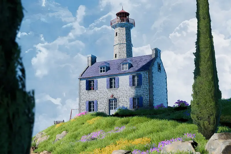 House On A Hill Environment Asset Thumbnail