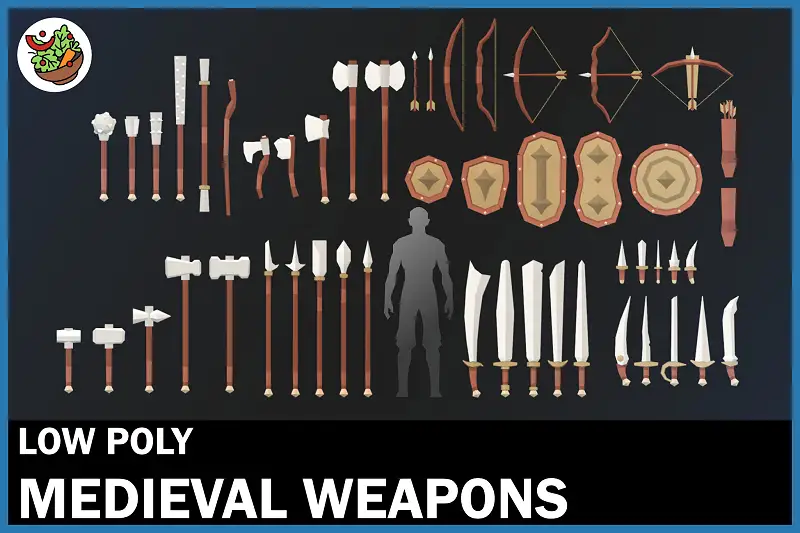 Low Poly - Medieval Weapons Pack Asset Thumbnail
