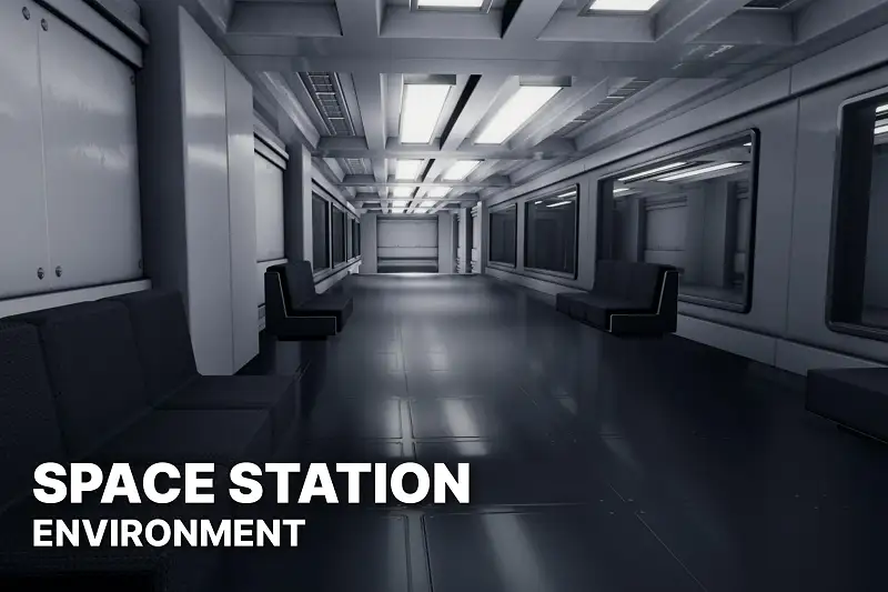 Space Station - Modular Scifi Environment Asset Image