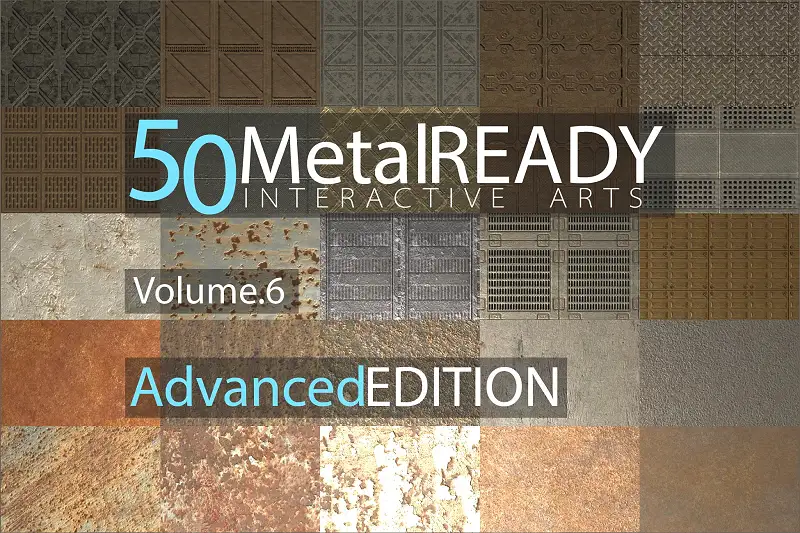 50 Metal Materials Ready, Volume. 6 Asset Thumbnail