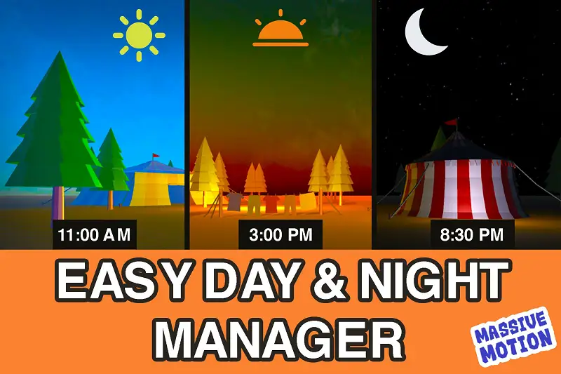 Dynamic Day & Night Cycle Manager Asset Thumbnail