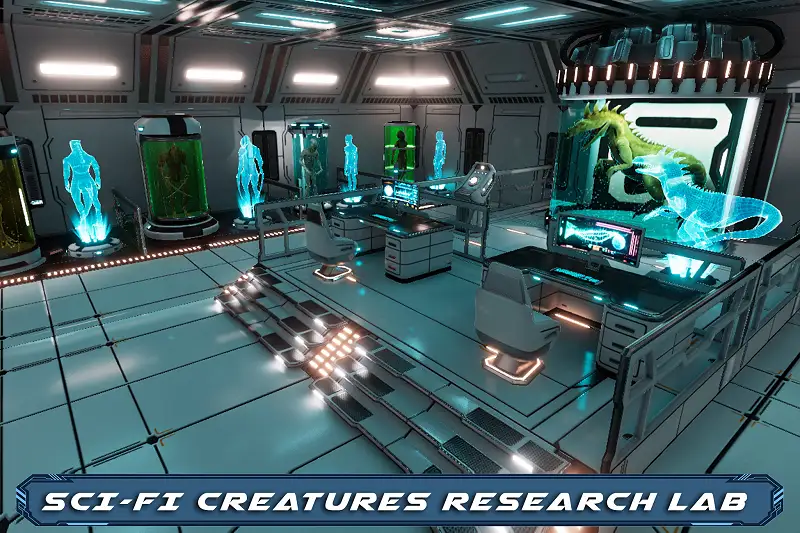 Sci-Fi Creatures Research Lab Room Asset Thumbnail