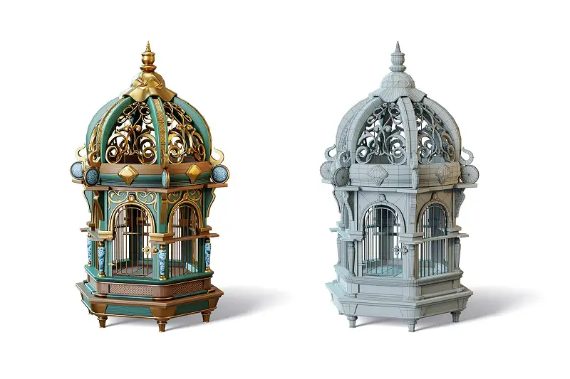 Birdcage Fancy Model Asset Thumbnail