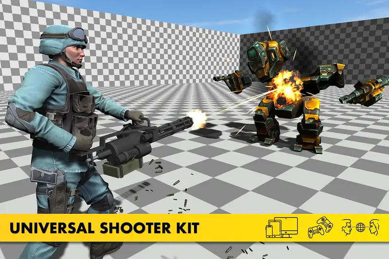 Universal Shooter Kit: FPS, TPS, TDS Asset Thumbnail