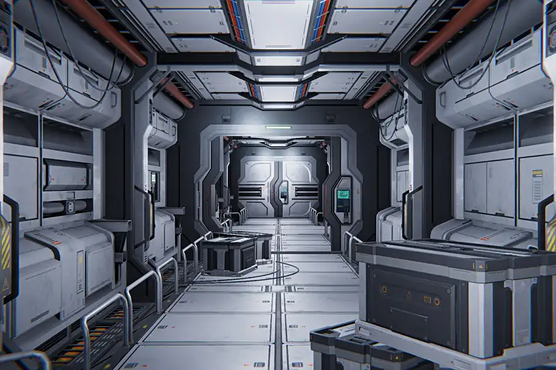 Modular Sci-Fi Corridor Pack for Unity Asset Thumbnail