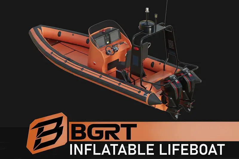 Inflatable Lifeboat Asset Thumbnail