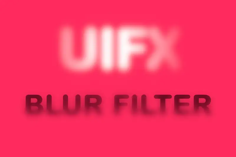 UIFX - Blur Filter Asset Thumbnail