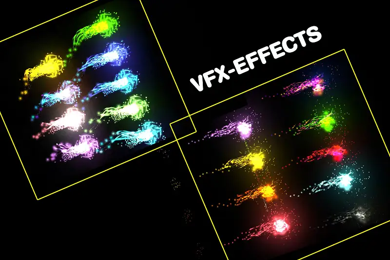VFX- Bullets particles- vfx game ui Asset Thumbnail