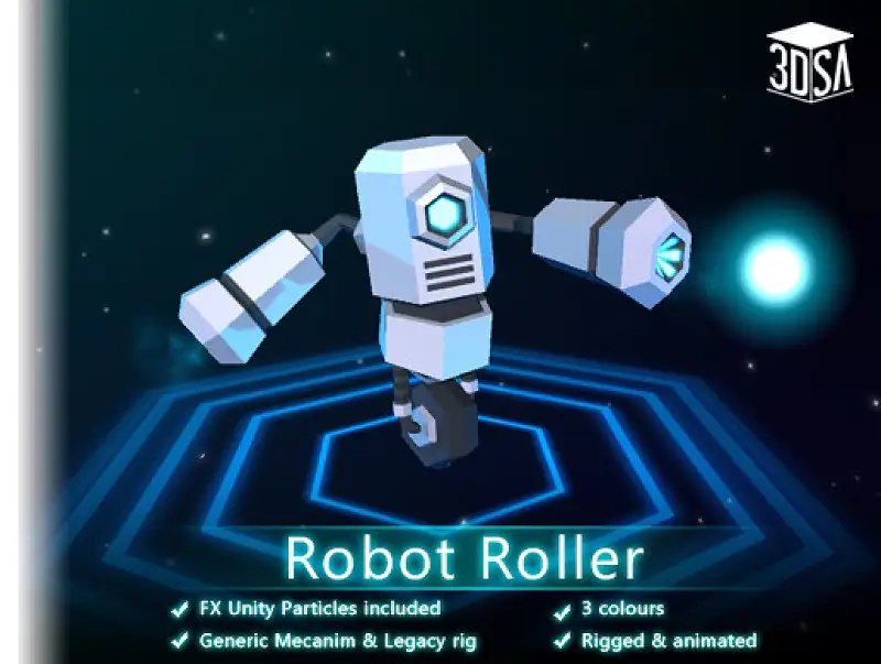 Robot Roller Galaxy series Asset Thumbnail
