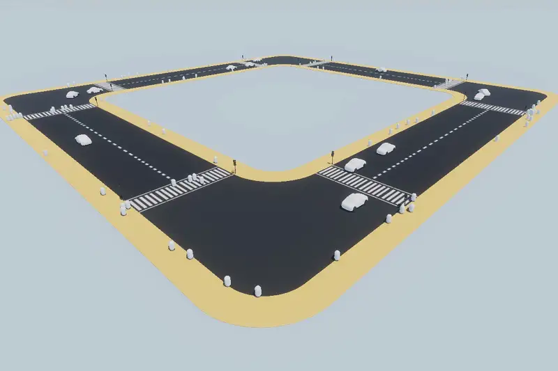 City Traffic Simulator Asset Thumbnail