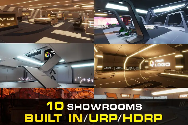 3D Showroom Bundle 01 Asset Image
