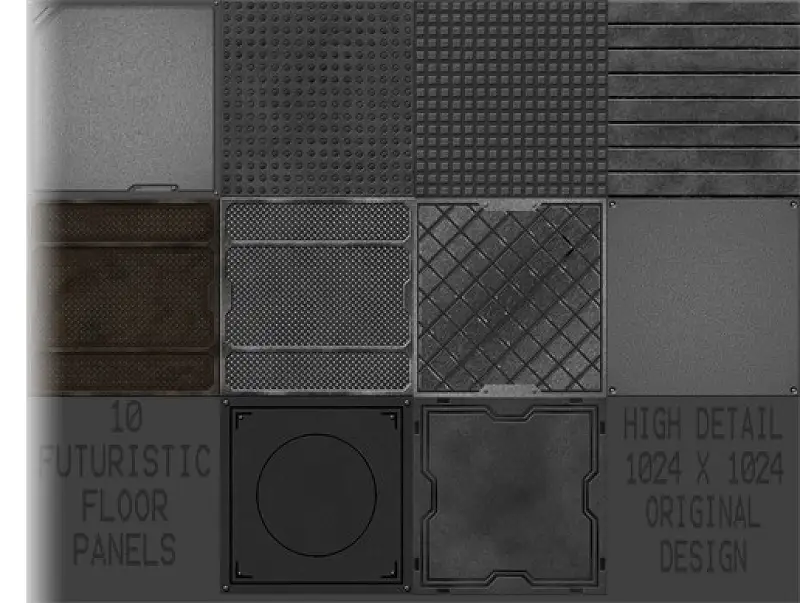 Metal Flooring Pack | Volume 1 Asset Thumbnail