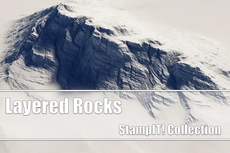 Layered Rocks - StampIT! Collection Asset Thumbnail