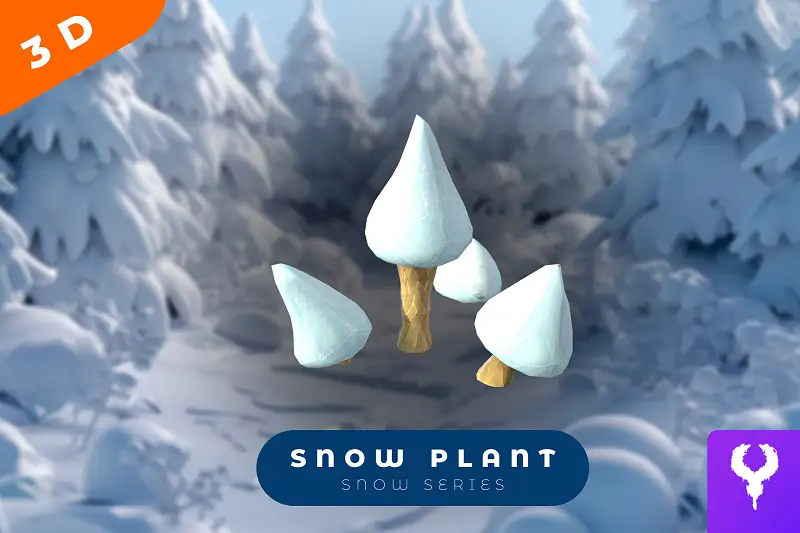 Cartoon Ice Plant Asset Thumbnail