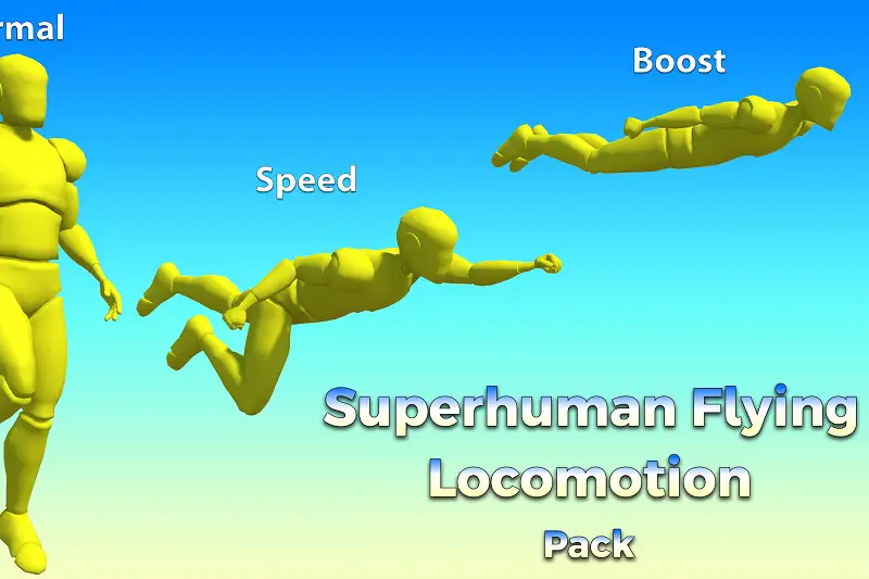 Superhuman Flying Locomotion Asset Thumbnail
