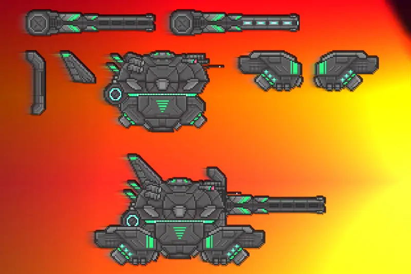 RC Art - Vehicles Tank Asset Thumbnail