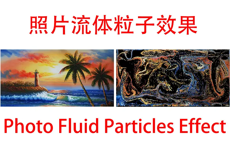 Photo Fluid Particles Effect Asset Thumbnail