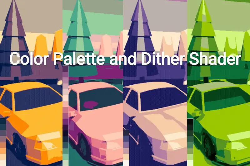 Color Palette & Dither Shader for Unity Asset Thumbnail