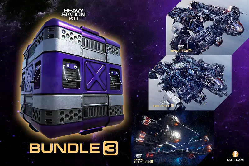 Sci-Fi Heavy Station Kit Bundle Asset Thumbnail