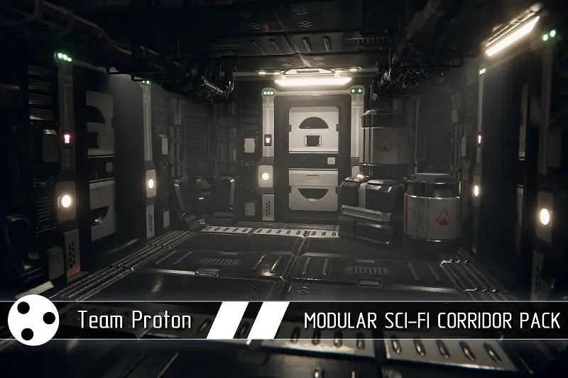 Modular Sci-Fi Corridor Pack Asset Thumbnail