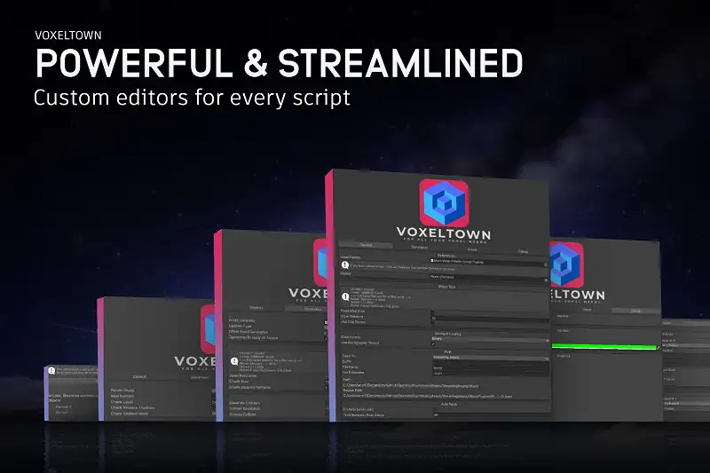 VoxelTown: A High-Performance Voxel Engine for Unity Asset Thumbnail