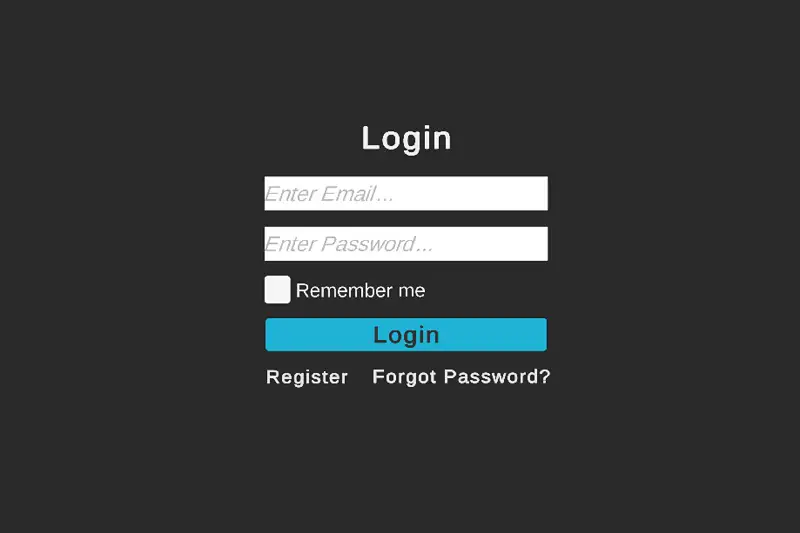 Login and Register System for Unity Asset Thumbnail