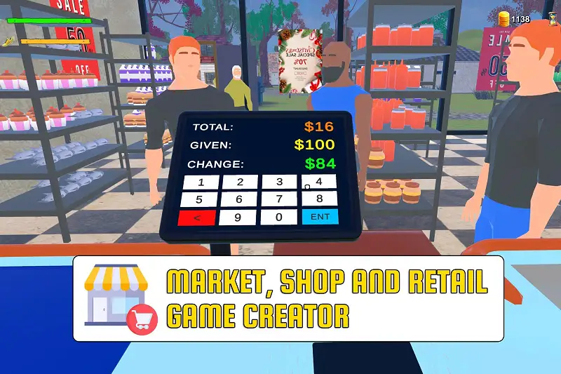 Market, Shop, Store and Retail Game Creator for Both PC and Mobile Platforms Asset Thumbnail