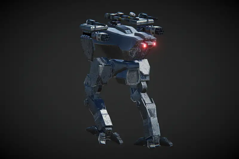Modular Battle Mech 4 Asset Image