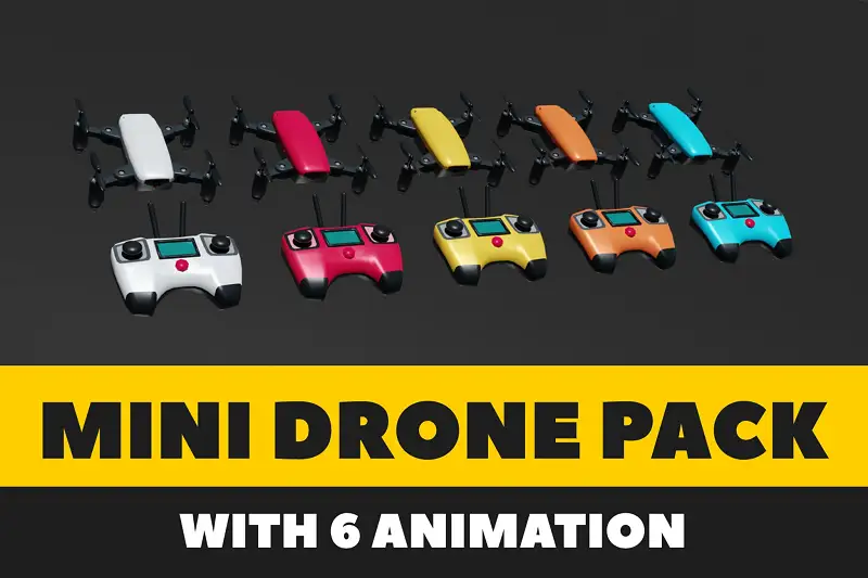 Mini Drone Set 1 Asset Thumbnail