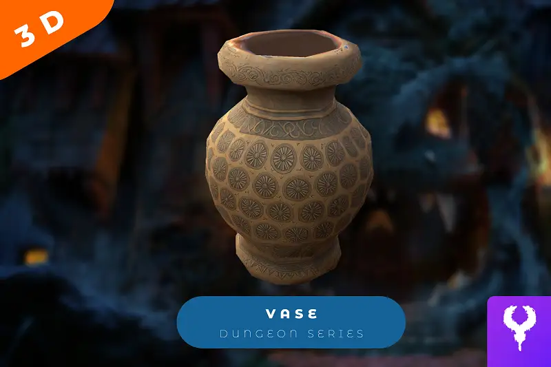 Cartoon Dungeon Vase Asset Thumbnail