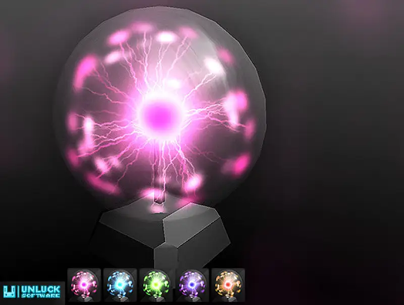 Retro Sci-fi Plasma Ball Asset Thumbnail