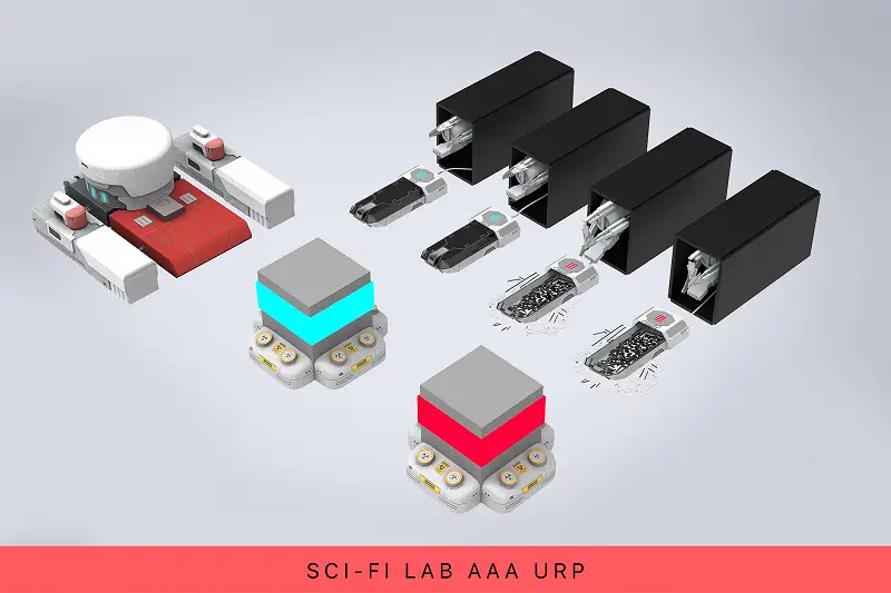 Sci-Fi Lab AAA URP Asset Thumbnail