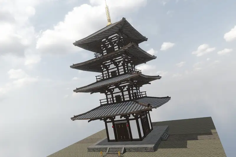 Asian Pagoda Asset Thumbnail