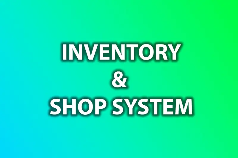 Inventory & Shop System Asset Thumbnail