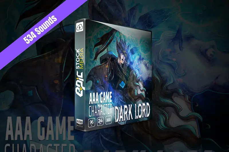 AAA Game Character Dark Lord Voice Sounds Asset Thumbnail