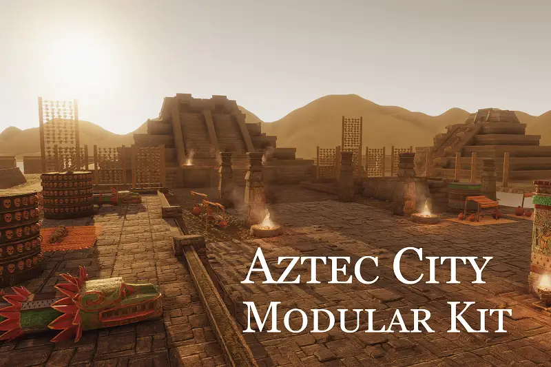 Aztec City Modular Kit: Create Immersive Worlds Asset Thumbnail