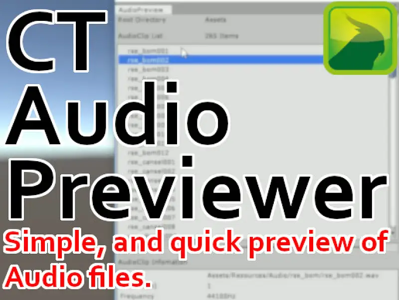 CTAudioPreviewer Asset Thumbnail