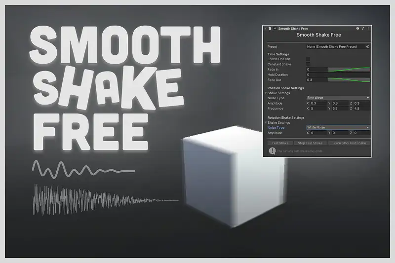 Smooth Shake Free: Simple Shakes for Unity Asset Thumbnail