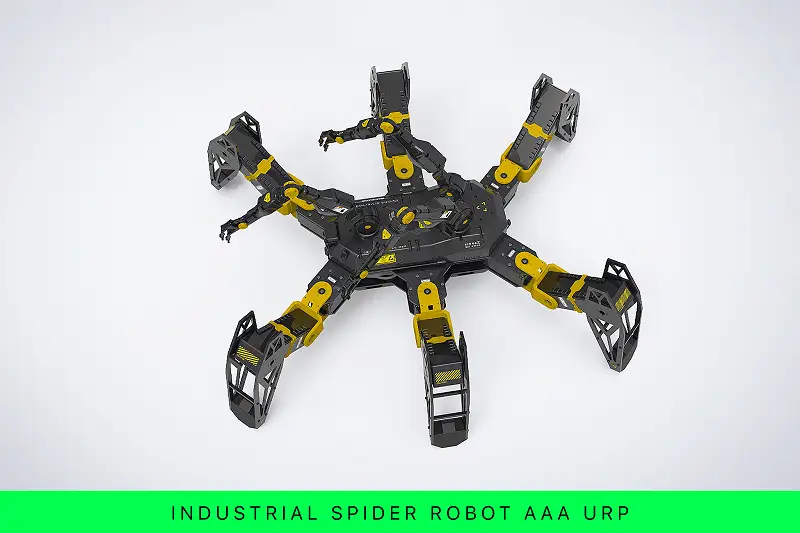 Industrial Spider Robot AAA URP Asset Thumbnail