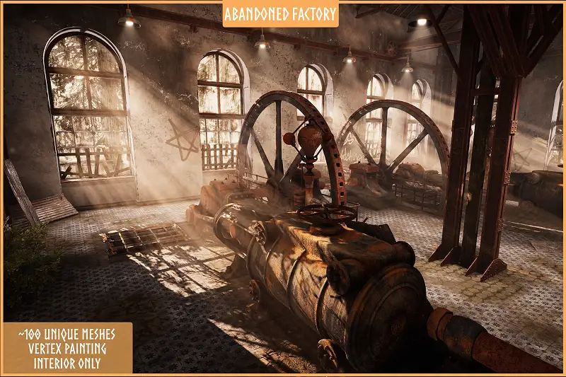 Abandoned Factory Environment Asset Thumbnail