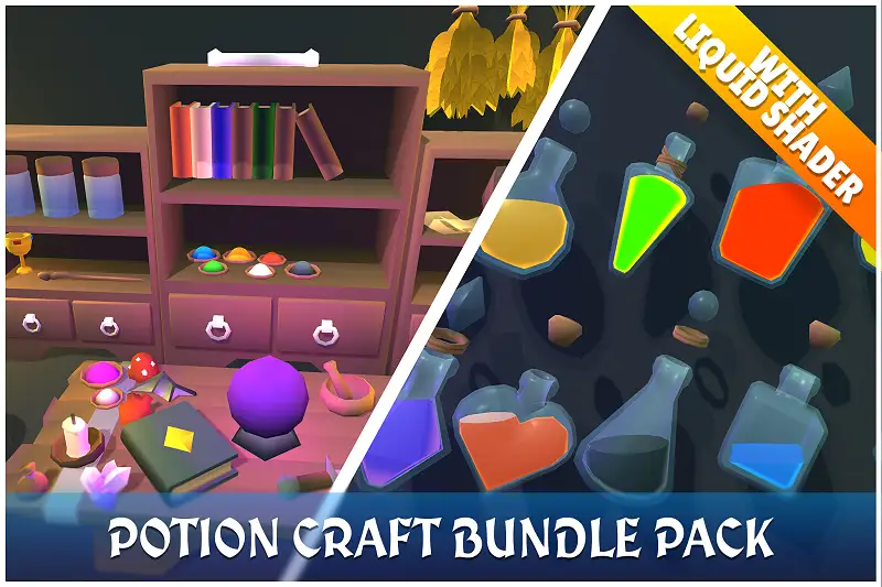 ToonTastic Potion Craft Bundle Pack Asset Thumbnail