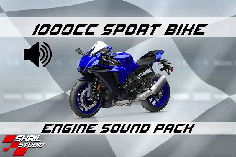 1000cc Sport Bike Engine Sound Pack Asset Thumbnail