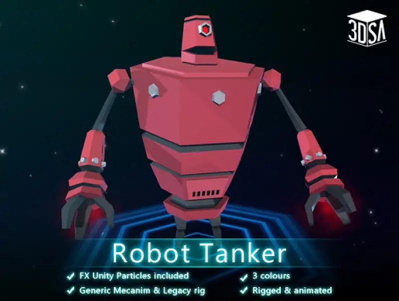 Robot Tanker Galaxy series Asset Thumbnail
