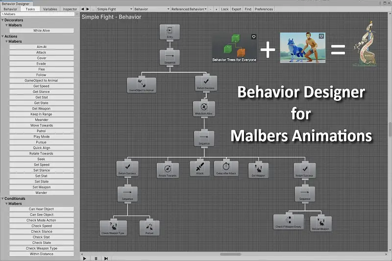 Behavior Designer for Malbers Animations Asset Thumbnail