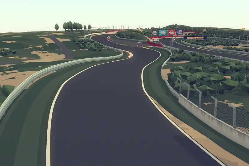 Cartoon Race Track Zandvoort Asset Thumbnail